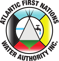 The circular logo for the Atlantic First Nations Water Authority. | AFNWA